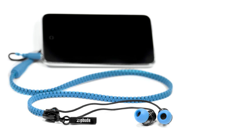 Zipbuds tangle Free Earbuds by Pillar Product Design